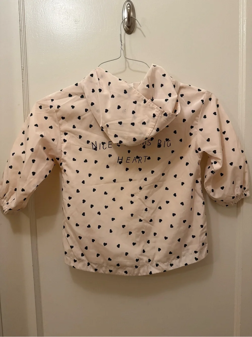 Zara Kids Hooded Heart Windbreaker